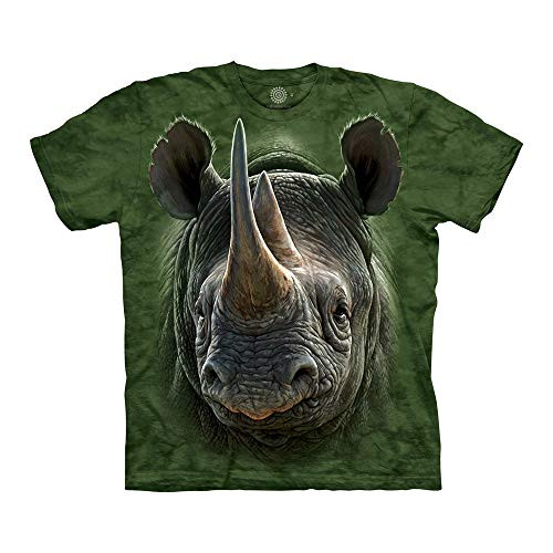 The Mountain Black Rhino Adult T-Shirt, Green, Large The Mountain Black Rhino Adult T-Shirt, Green, Large