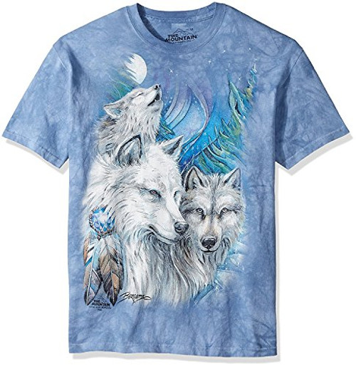 The Mountain Unforgettable Journey Adult T-Shirt, Blue, Large