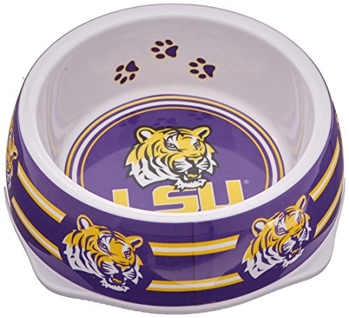Sporty K9 Collegiate LSU Tigers Pet Bowl, Large Sporty K9 Collegiate LSU Tigers Pet Bowl, Large
