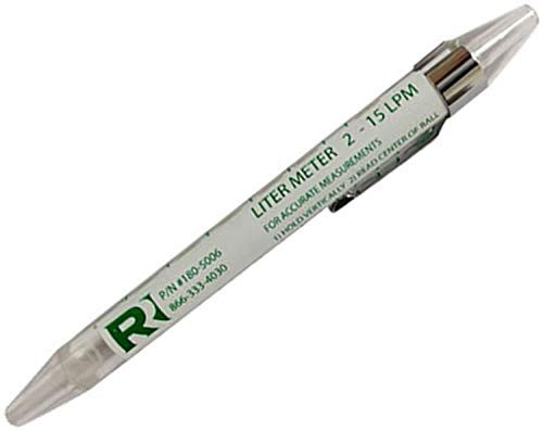 High Flow O2 Liter Meter -2-15 LPM- to Measure Oxygen by Responsive Respiratory