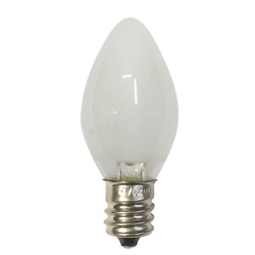 Brite Star Bulbs ((4 Pack) White C7 Replacement Frosted