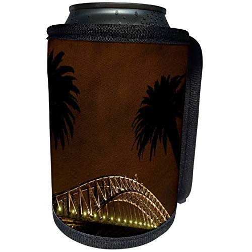 3dRose Danita Delimont - Sydney - Sydney Harbour Bridge. Sydney NSW, Australia-AU01 POX0013 - Pete Oxford - Can Cooler Bottle Wrap -cc_75390_1-