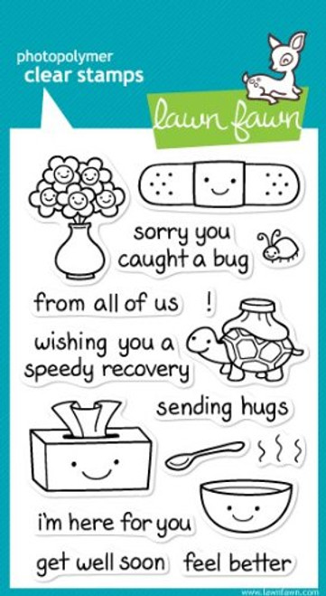 Lawn Fawn Clear Stamps On The Mend Lawn Fawn Clear Stamps On The Mend
