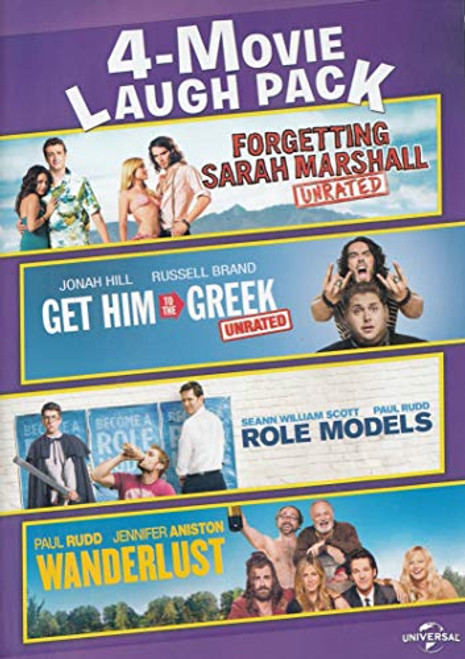4-Movie Laugh Pack- Forgetting Sarah Marshall / Get Him to the Greek / Role Models / Wanderlust