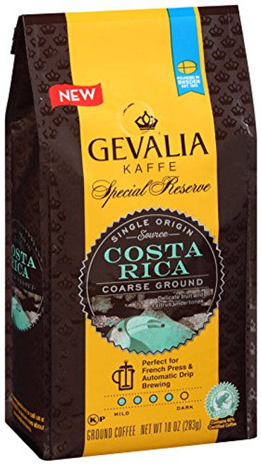 Gevalia Special Reserve Coarse Ground Costa Rica Ground Coffee, 10.0 oz