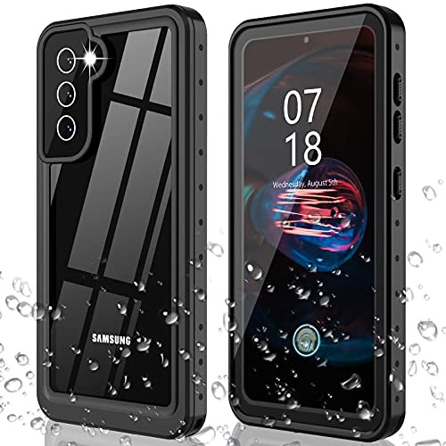 ANTSHARE for Samsung Galaxy S21 plus Plus Case Waterproof, Built in Screen Protector 360 Full Body Protective Shockproof IP68 Underwater Clear Case for Samsung Galaxy S21 plus Plus 6.7inch
