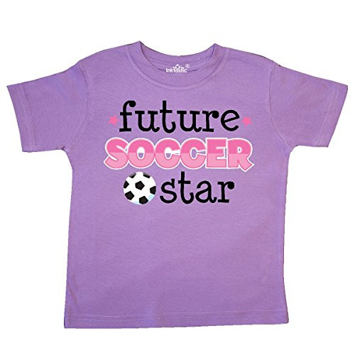 inktastic Future Soccer Star Girls Toddler T-Shirt 5-6 Lavender Ed8c inktastic Future Soccer Star Girls Toddler T-Shirt 5-6 Lavender Ed8c