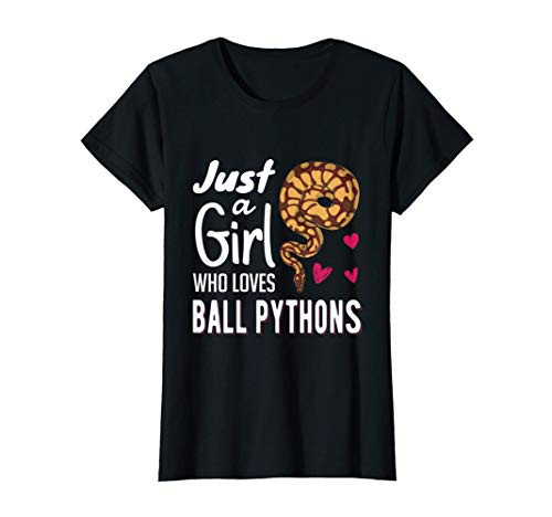 Just A Girl Who Loves Ball Python - Snake Woman T-Shirt