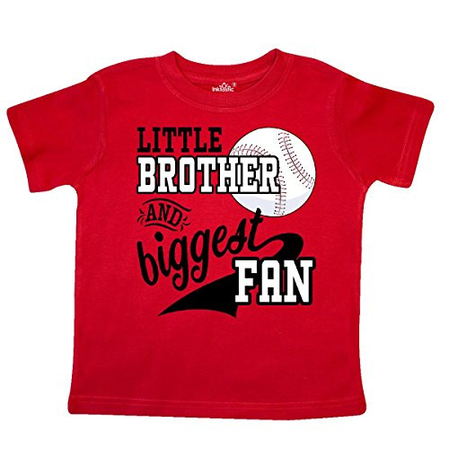 inktastic Little Brother and Biggest Fan- Baseball Toddler T-Shirt 3T Red 2a7dc inktastic Little Brother and Biggest Fan- Baseball Toddler T-Shirt 3T Red 2a7dc
