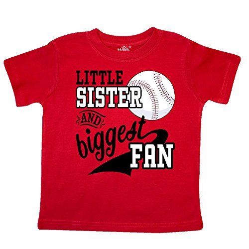 inktastic Little Sister and Biggest Baseball Fan Toddler T-Shirt 3T Red 2a7dd inktastic Little Sister and Biggest Baseball Fan Toddler T-Shirt 3T Red 2a7dd