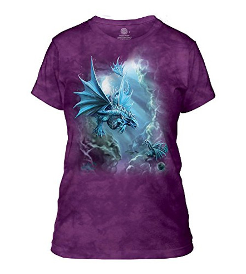 The Mountain Sea Dragon Adult Woman's T-Shirt, Purple, XL