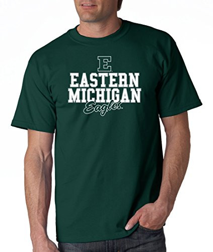 J2 Sport Eastern Michigan Eagles NCAA Campus Script Unisex T-Shirt