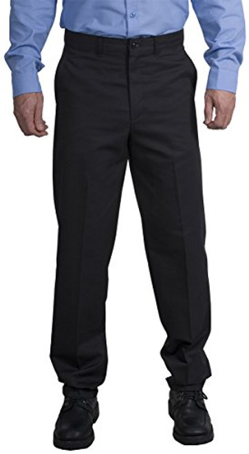 Red Kap Men's Stain Resistant, Flat Front Work Pants, Charcoal, 38W x 34L