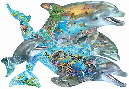 SUNSOUT INC Song of The Dolphin 1000 pc Jigsaw Puzzle