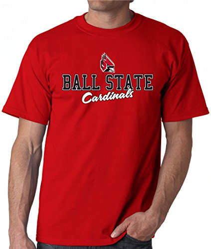 J2 Sport Ball State University Cardinals NCAA Campus Script Unisex T-Shirt