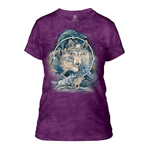 The Mountain Women's in Spirit I Am Free Apparel, Purple, Medium