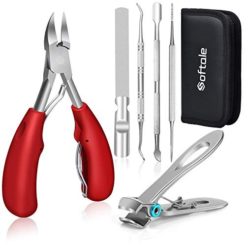 Podiatrist Toenail Clippers, Professional Thick Toenail Clippers for Thick and Ingrown Nails, Wide Jaw Opening Nail Clippers Set Toenail Clippers For Ingrown Manicure, Pedicure, Men, Women, Seniors Podiatrist Toenail Clippers, Professional Thick Toenail Clippers for Thick and Ingrown Nails, Wide Jaw Opening Nail Clippers Set Toenail Clippers For Ingrown Manicure, Pedicure, Men, Women, Seniors