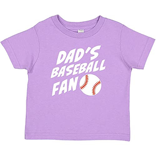 inktastic Dad's Baseball Fan Baby T-Shirt 12 Months Lavender Purple 351da