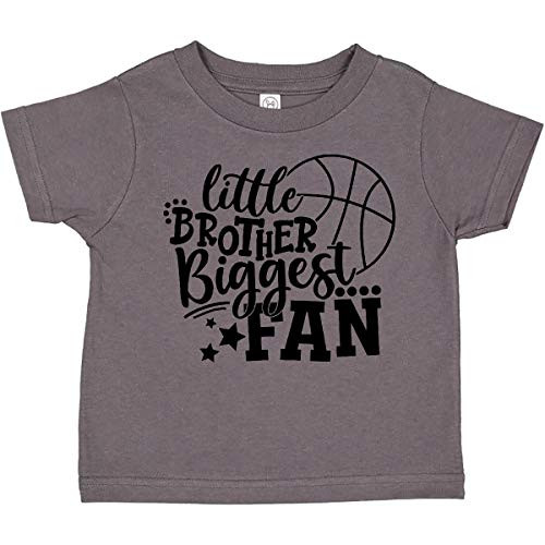 inktastic Little Brother, Biggest Fan Toddler T-Shirt 2T Charcoal 3df97 inktastic Little Brother, Biggest Fan Toddler T-Shirt 2T Charcoal 3df97