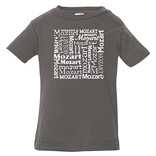 inktastic Mozart Fan Baby T-Shirt 12 Months Charcoal Grey F284 inktastic Mozart Fan Baby T-Shirt 12 Months Charcoal Grey F284