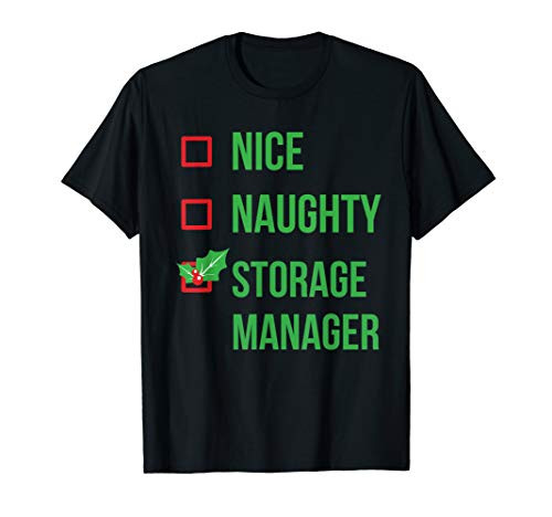 Storage Manager Funny Pajama Christmas Gift T-Shirt