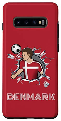 Galaxy S10 plus Denmark Soccer Phone Case - Gift for Danish Soccer Fans Case