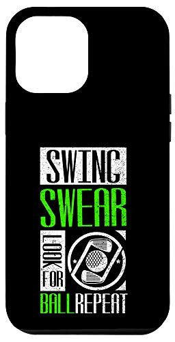 iPhone 12 Pro Max swing swear look for ball repeat fun golf Case