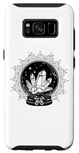 Galaxy S8 Retro Vintage Witchy Crystal Ball Witch Crystals with Stars Case