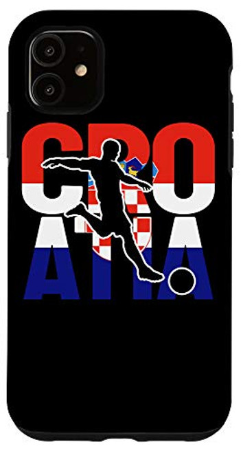 iPhone 11 Croatia Soccer Phone Case Hrvatska Gift Croatian Soccer Fans Case