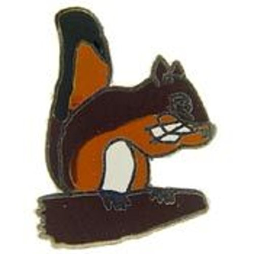 EagleEmblems P00299 Pin-Squirrel,Red (1'')