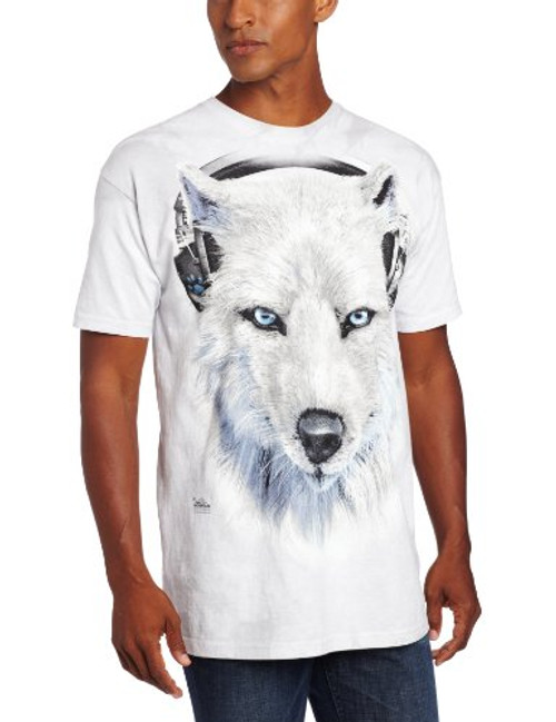 White Wolf DJ Tshirt - The Mountain Corp. - Adult and Youth Sized T-shirts -Medium- White Wolf DJ Tshirt - The Mountain Corp. - Adult and Youth Sized T-shirts -Medium-