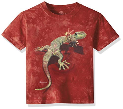 The Mountain Unisex-Adult's Peace Out Gecko, red, Small The Mountain Unisex-Adult's Peace Out Gecko, red, Small