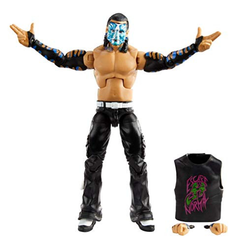 WWE Jeff Hardy Elite Collection Action Figure, 6-in/15.24-cm Posable Collectible Gift for WWE Fans Ages 8 Years Old  and  Up