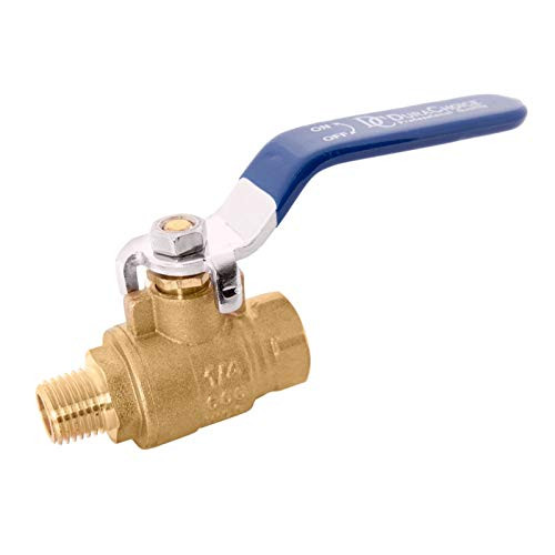 DuraChoice 1/2" Brass Ball Valve - Full Port 600WOG, MxF