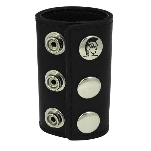 Spartacus Ball Stretcher with Snaps, Black, 3 Inch