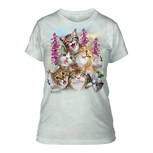 The Mountain Kittens Selfie Women's T, Green, XL