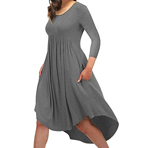 Plus Size Dresses, Ulanda Women Formal Wedding Bridesmaid Dress High-Waist Party Ball Prom Gown Cocktail Dress Gray Plus Size Dresses, Ulanda Women Formal Wedding Bridesmaid Dress High-Waist Party Ball Prom Gown Cocktail Dress Gray