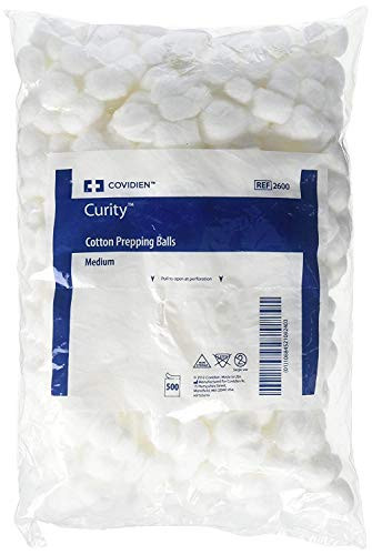 COVIDIEN Cotton Ball Medium 100 percent Cotton NonSterile --2600, Sold Per Case-