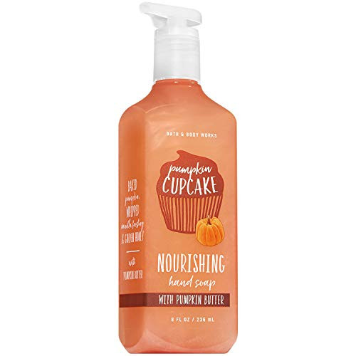 Bath and Body Works PUMPKIN CUPCAKE Hand Soap with Pumpkin Butter 8 Fluid Ounce -2018 Fall Edition-