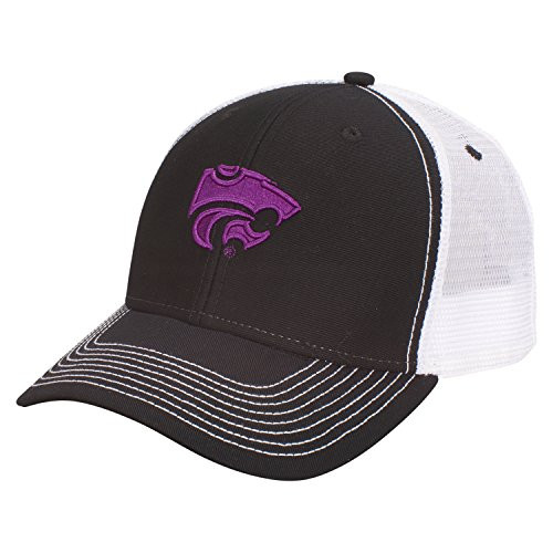 Ouray Sportswear NCAA Kansas State Wildcats Sideline Cap, Black/White Ouray Sportswear NCAA Kansas State Wildcats Sideline Cap, Black/White
