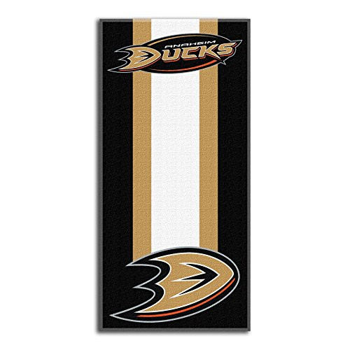 NHL Anaheim Ducks "Zone Read" Beach Towel, 30" x 60"