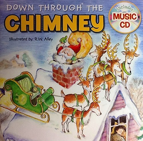 Landoll Down Through The Chimney ~ Holiday Christmas Sing-Along Book  and  Music Cd with 10 Songs