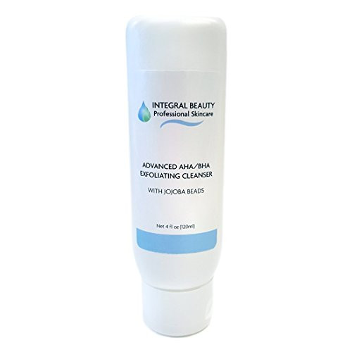 AHA/BHA Exfoliating Face Wash  and  Cleanser, Invigorating Daily Facial Scrub  and  Deep Clean Pores with Glycolic Acid for Women  and  Men