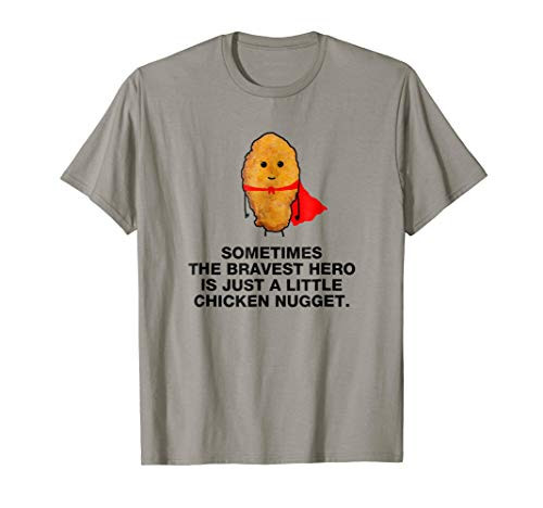 Funny Superhero chicken nugget T-Shirt Chicken nuggets shirt