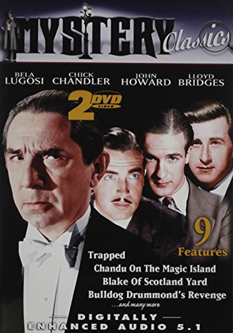 Mystery Classics- Trapped / Chandu On The Magic Island / Blake on Scotland Yard / Bulldog Drummond's Revenge, At Bay, In Africa / Yellowstone / Up In The Air / Circumstantial Evidence Mystery Classics- Trapped / Chandu On The Magic Island / Blake on Scotland Yard / Bulldog Drummond's Revenge, At Bay, In Africa / Yellowstone / Up In The Air / Circumstantial Evidence