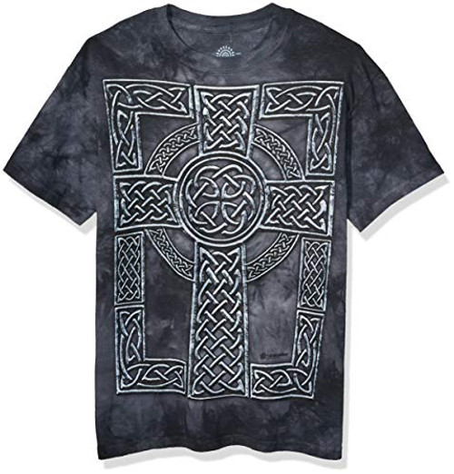 The Mountain Men's Celtic Cross T-Shirt, Black, Large