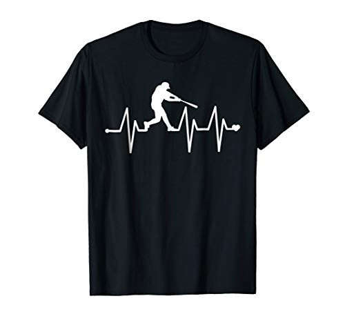 Baseball Heartbeat Pulse Shirt - Funny Baseball T-Shirt