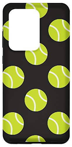 Galaxy S20 Ultra Tennis Balls Pattern Yellow and Black Case