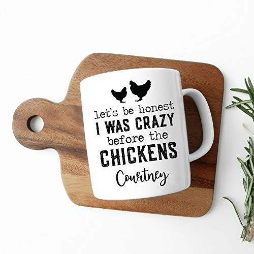 I Was Crazy Before The Chickens - Personalized Gifts - Chicken Gift - Chicken Lady Mug - Chicken Farmer Gift - Backyard Farmer Gift - Chicken Mom Gift I Was Crazy Before The Chickens - Personalized Gifts - Chicken Gift - Chicken Lady Mug - Chicken Farmer Gift - Backyard Farmer Gift - Chicken Mom Gift