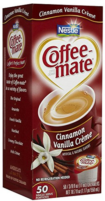 Coffee-mate Liquid Creamer Singles - Cinnamon Vanilla Creme - 50 ct Coffee-mate Liquid Creamer Singles - Cinnamon Vanilla Creme - 50 ct